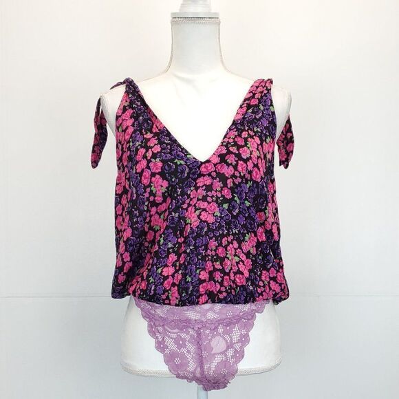 Free People Intimately Bare It All Floral Bodysuit - Picture 7 of 12